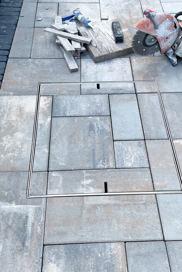 Large HIDE access cover installation after completion of the job