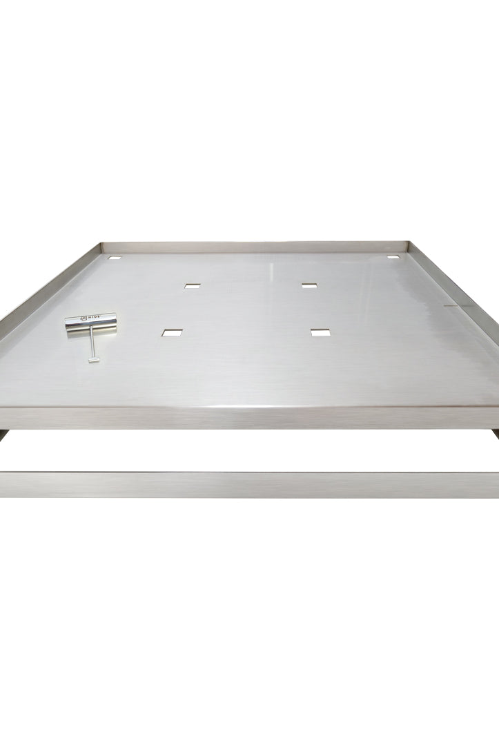 Large HIDE Access Cover showing frame, infill tray and safety key