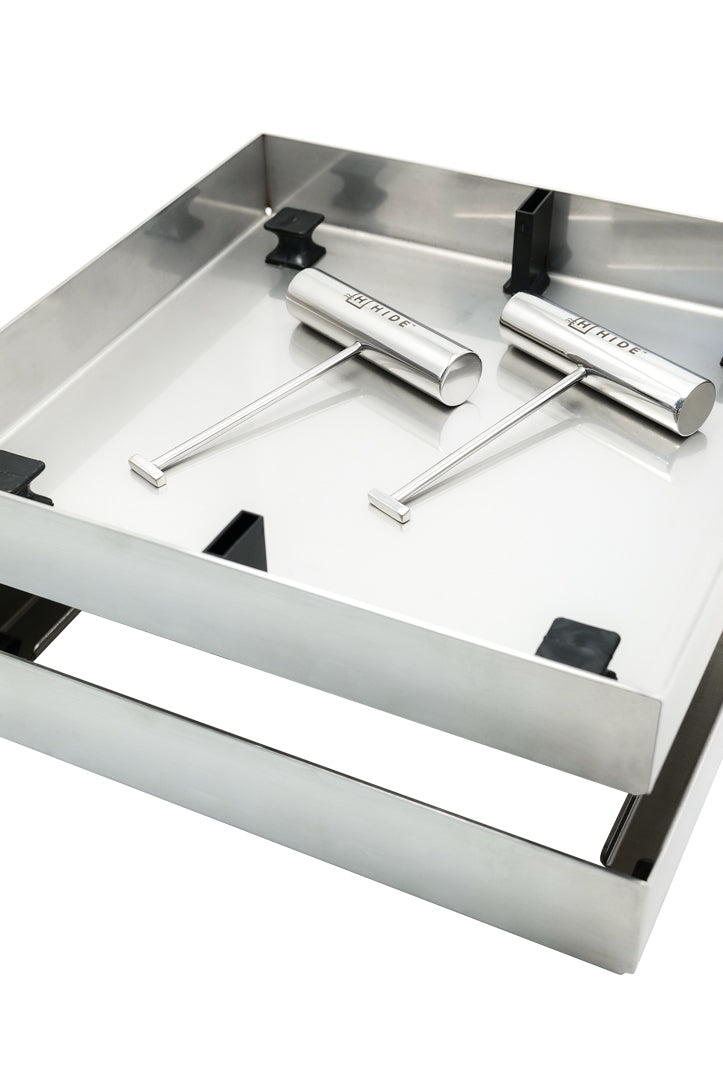 HIDE Concrete Drain Cover with two key slots