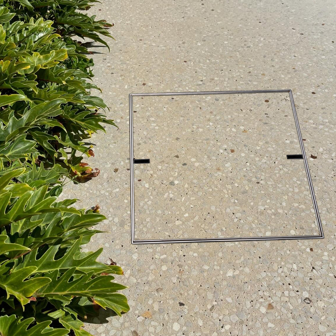 HIDE Concrete Cover blending into its surrounds