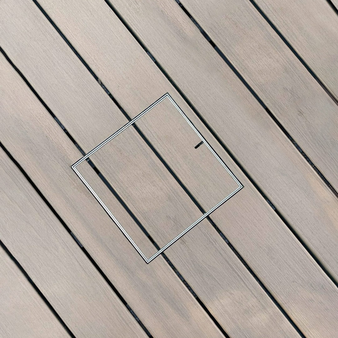 HIDE Access Cover with timber decking infill