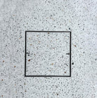 HIDE concrete drain cover filled with concrete and polished