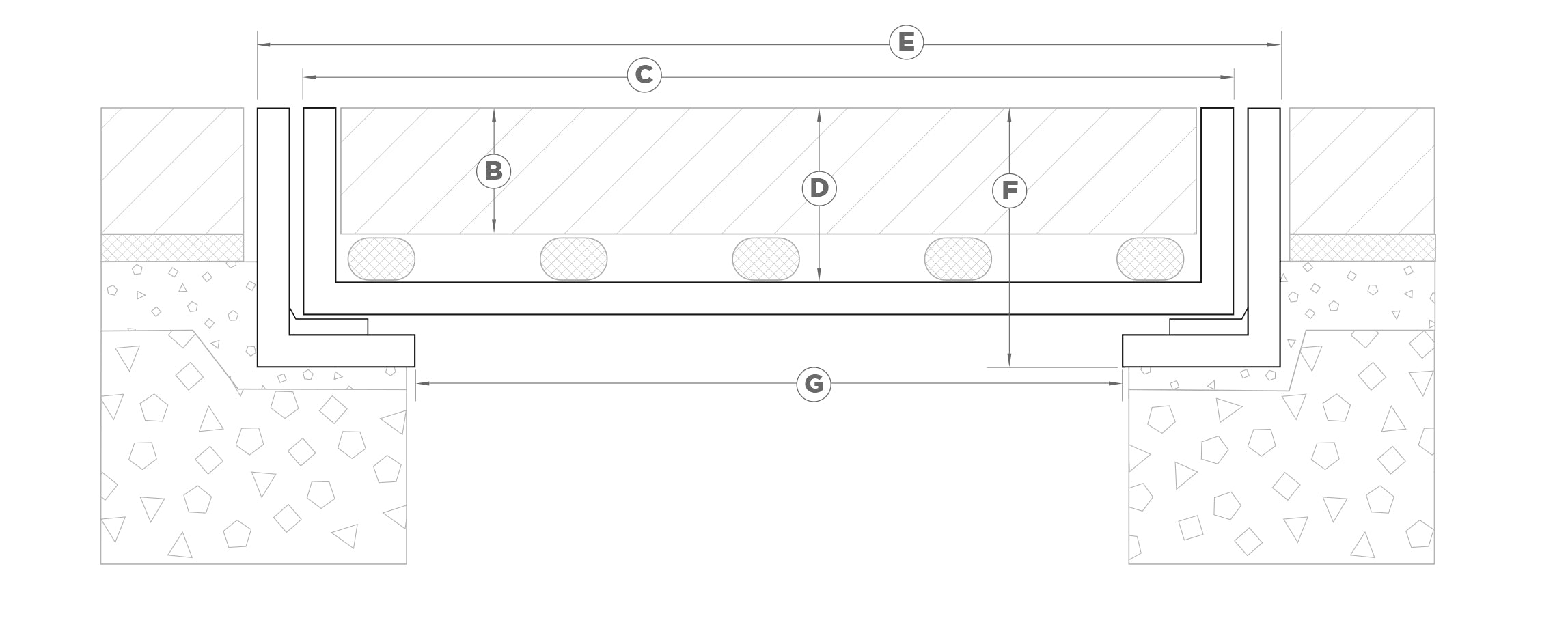HIDE Access Cover technical drawing